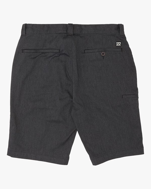 Billabong Carter Stretch Shorts Černé | YFSBUZ-160