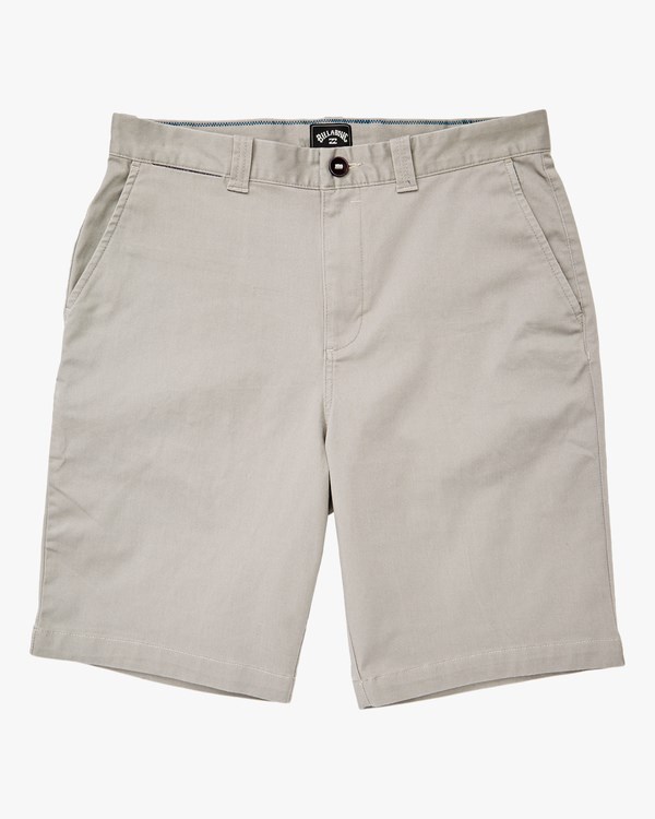 Billabong Carter Stretch Shorts Šedé | TBLSWZ-649