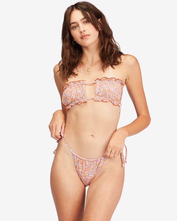 Billabong Chase The Sun Tie-Side Hike Bikiny Bottoms Multi | KSIVCB-869