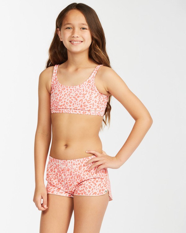 Billabong Chase The Wild Animal Print Boardshorts Just Peachy | REOLDZ-372