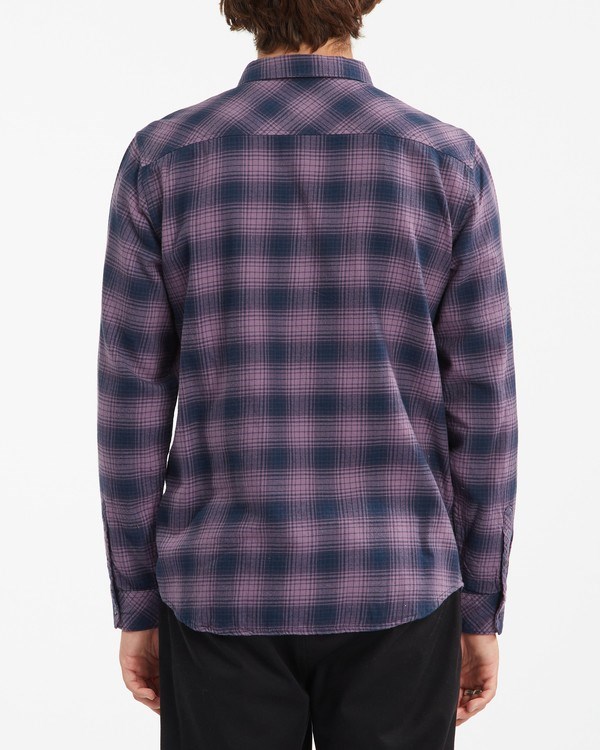 Billabong Coastline Flannel Shirt Fialové | MDZTIE-493