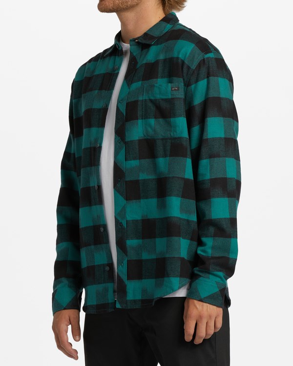 Billabong Coastline Flannel Shirt Marine | VXUQKM-830