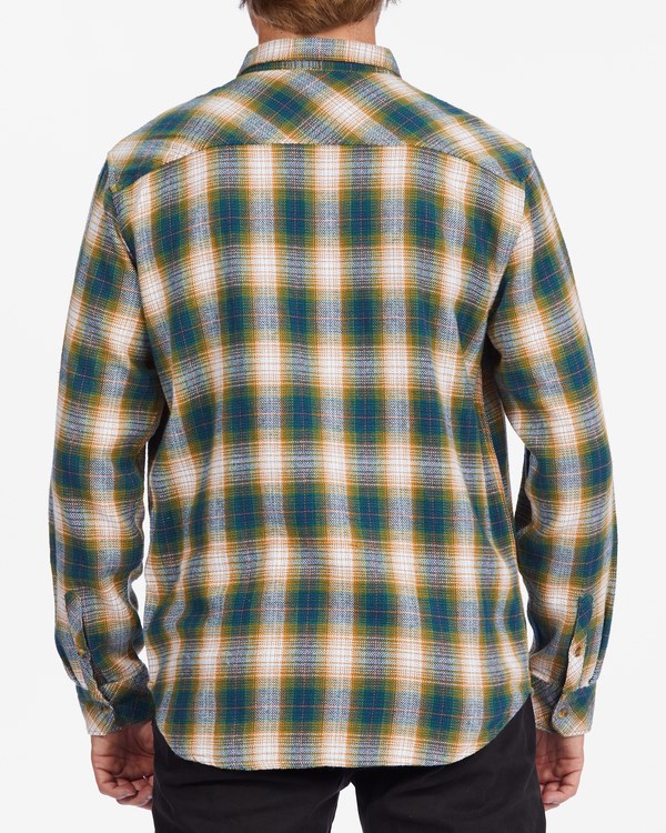 Billabong Coastline Flannel Shirt Pacific | FQXAPG-128