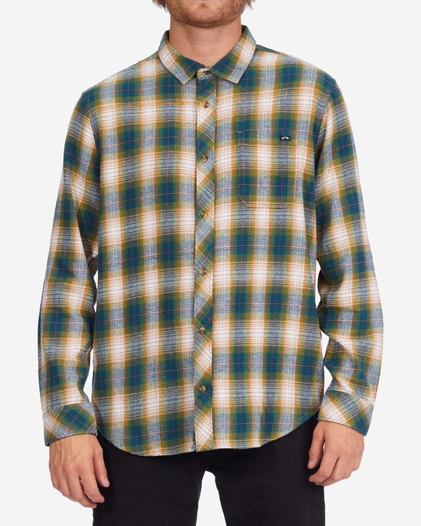 Billabong Coastline Flannel Shirt Pacific | FQXAPG-128