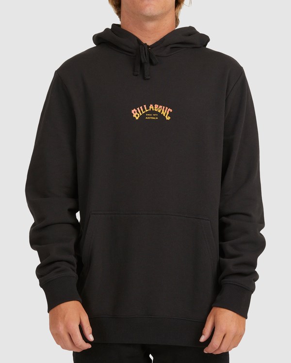 Billabong Core Arch Pullover Hoodie Černé | YBTUEO-018