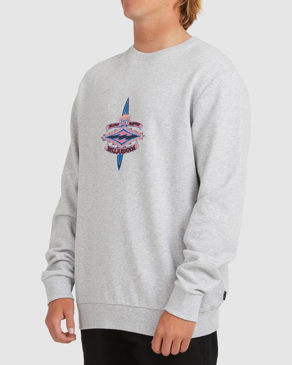Billabong Core Diamond Crewneck Sweatshirt Světle Šedé | QKDMNB-428
