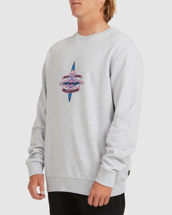 Billabong Core Diamond Crewneck Sweatshirt Světle Šedé | QKDMNB-428