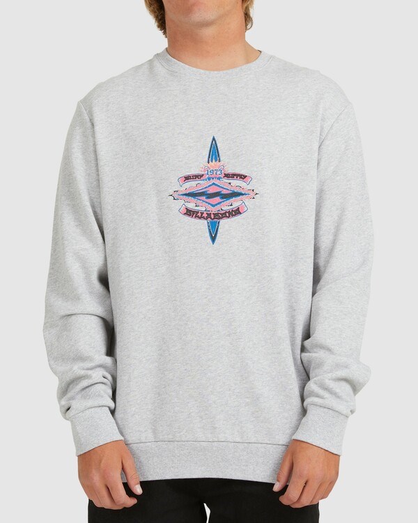 Billabong Core Diamond Crewneck Sweatshirt Světle Šedé | QKDMNB-428