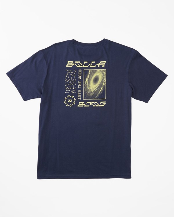Billabong Cosmos Krátké Sleeve T-Shirt Denim | VQACDR-759