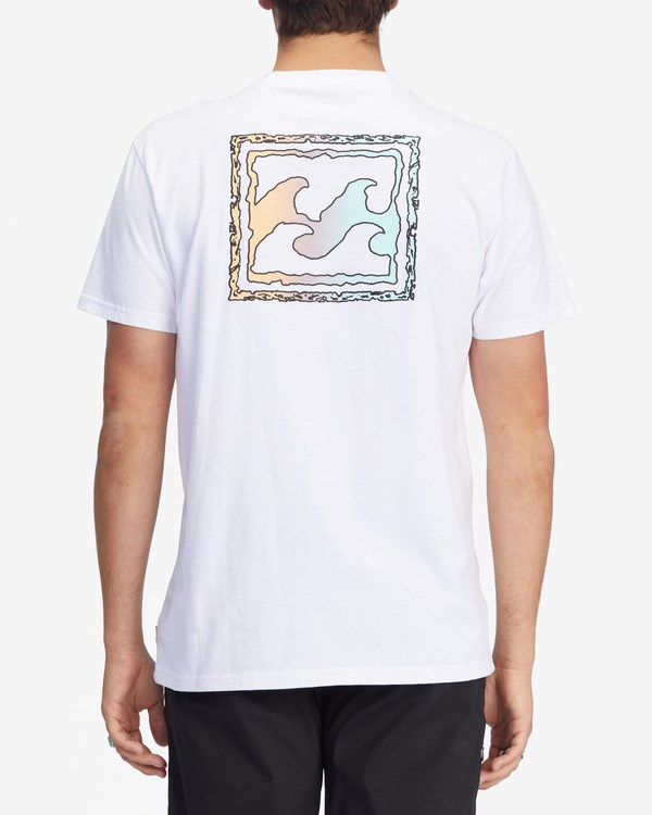 Billabong Crayon Wave Krátké Sleeve T-Shirt Bílé | DXZCUJ-792