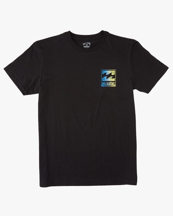 Billabong Crayon Wave Krátké Sleeve T-Shirt Černé | ECJRKV-094