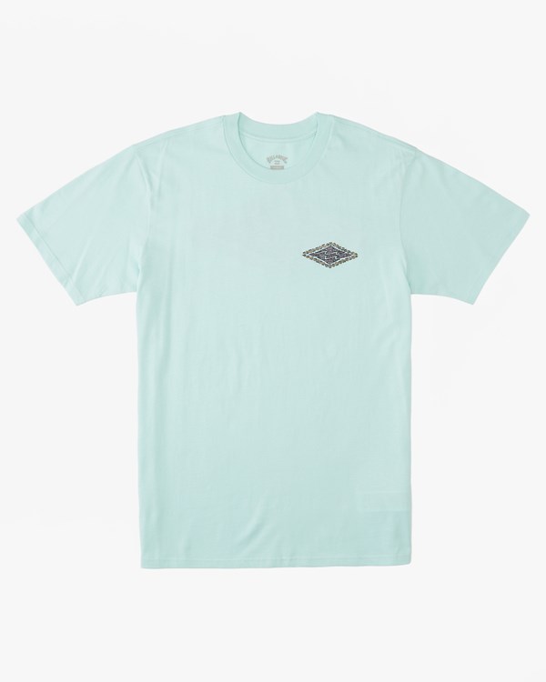 Billabong Crayon Wave Krátké Sleeve T-Shirt Mátově Zelená | GYVCLS-546