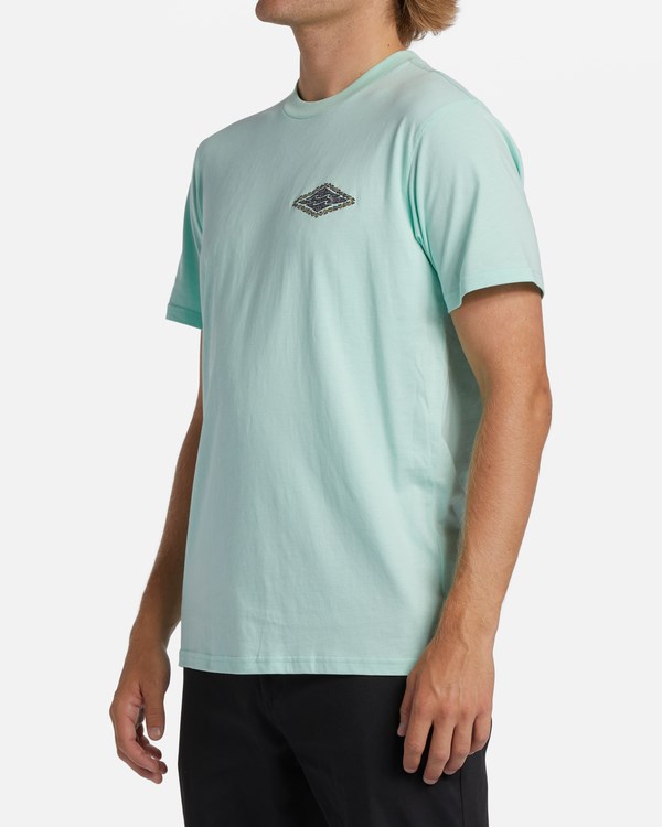 Billabong Crayon Wave Krátké Sleeve T-Shirt Mátově Zelená | QHKMZS-291