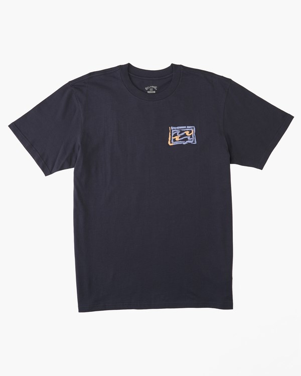 Billabong Crayon Wave Krátké Sleeve T-Shirt Černé | UGIVJL-670