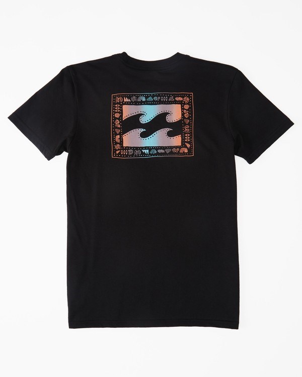 Billabong Crayon Wave Krátké Sleeve T-Shirt Černé | YLOPWS-926