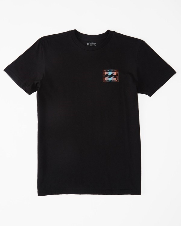 Billabong Crayon Wave Krátké Sleeve T-Shirt Černé | YLOPWS-926