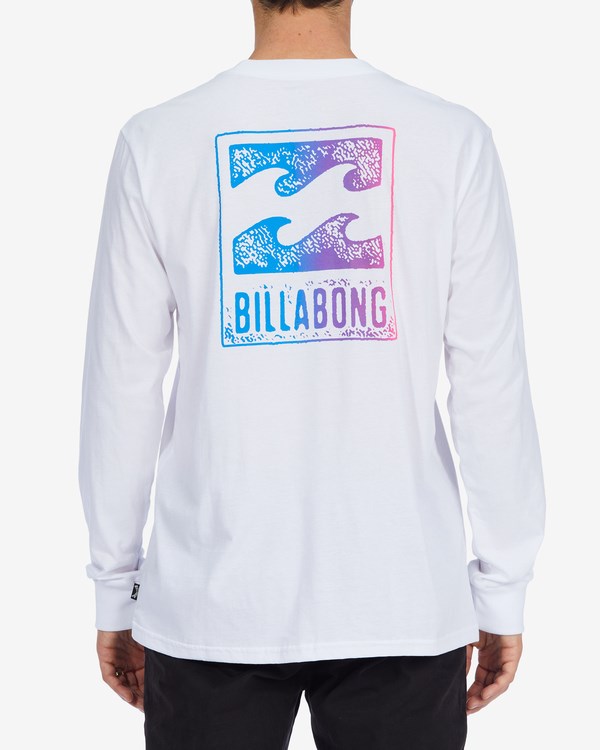 Billabong Crayon Wave Long Sleeve T-Shirt Bílé | SJBFXV-739