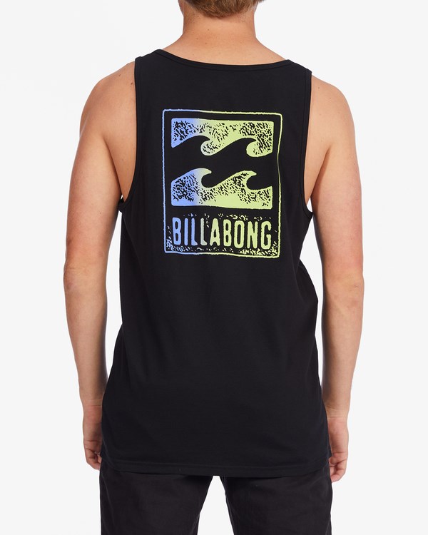 Billabong Crayon Wave Tank Top Černé | BZYUSJ-325