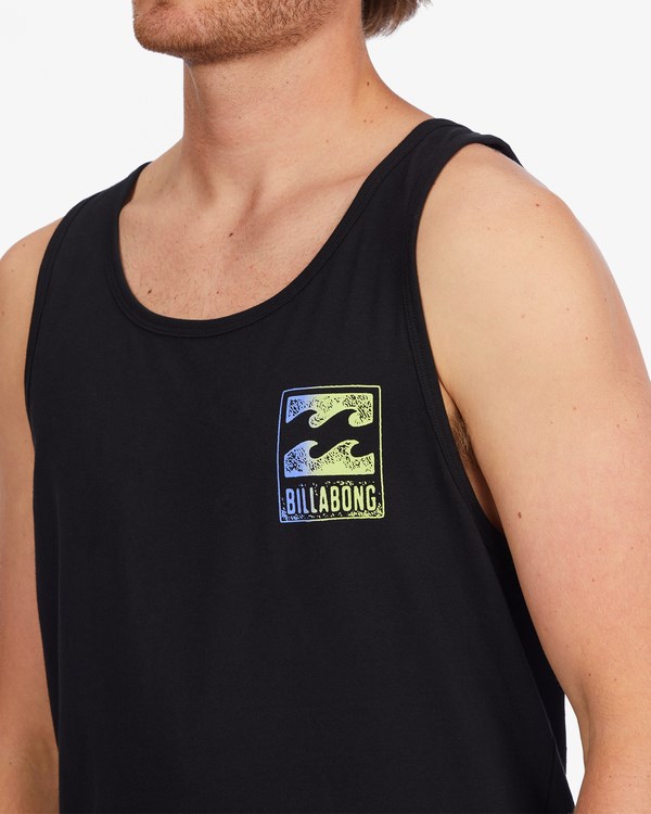 Billabong Crayon Wave Tank Top Černé | BZYUSJ-325