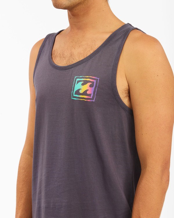Billabong Crayon Wave Washed Tank Char | HCOBJF-487