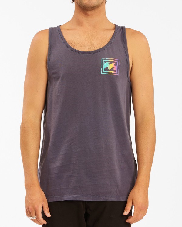 Billabong Crayon Wave Washed Tank Char | HCOBJF-487