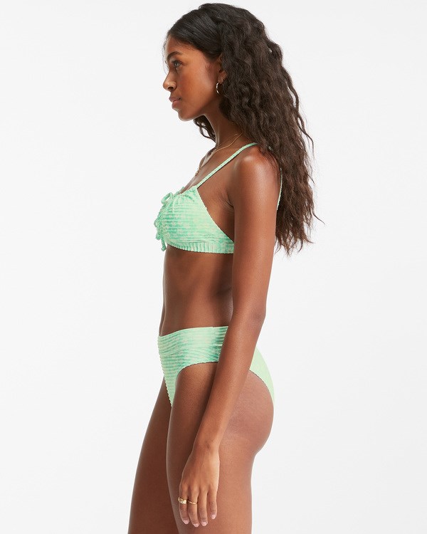 Billabong Crush On You Coco Bralette Bikiny Top Mátově Zelená | FEHBOU-160