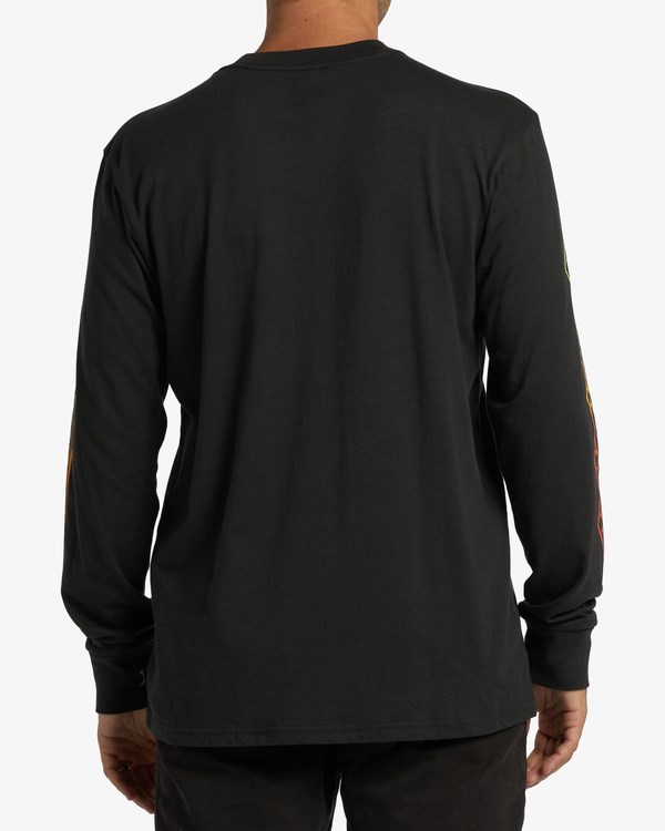 Billabong D Bah Wave Long Sleeve T-Shirt Černé | CRKNSJ-739