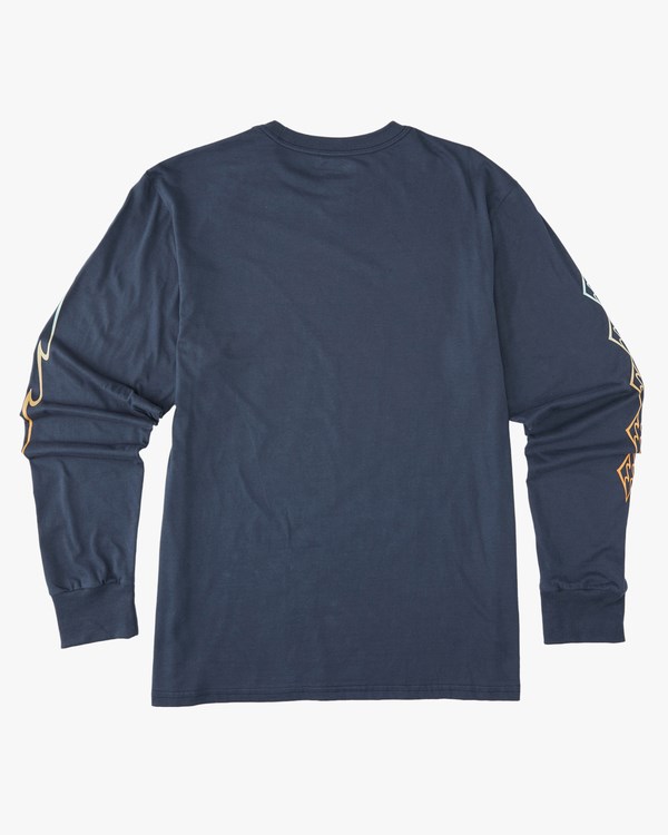 Billabong D Bah Wave Long Sleeve T-Shirt Tmavě Blankyt | JNETAQ-295