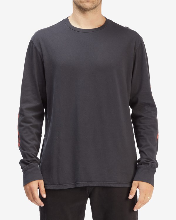 Billabong D Bah Wave Washed Long Sleeve T-Shirt Černé | EBCRWO-410