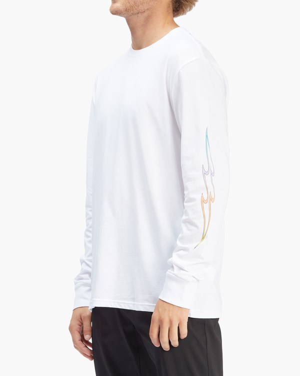 Billabong D Bah Wave Washed Long Sleeve T-Shirt Bílé | QJWOYU-410