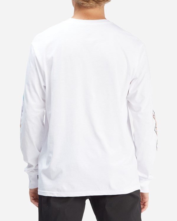 Billabong D Bah Wave Washed Long Sleeve T-Shirt Bílé | QJWOYU-410
