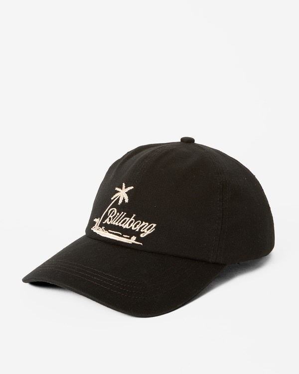 Billabong Dad Cap Strapback Hat Černé | IBHJYQ-974