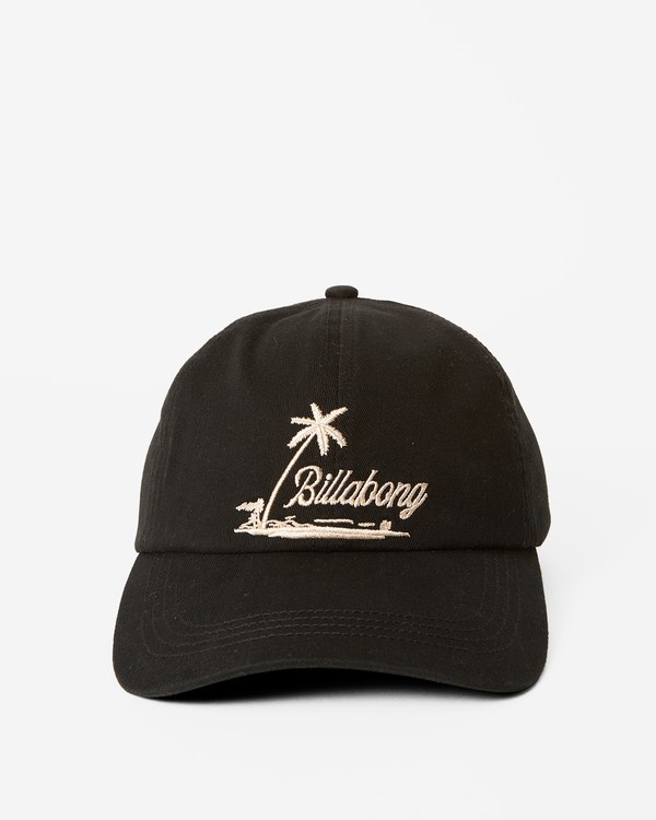 Billabong Dad Cap Strapback Hat Černé | IBHJYQ-974