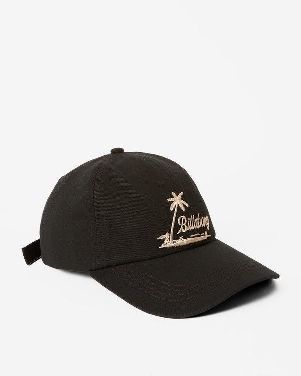 Billabong Dad Cap Strapback Hat Černé | IBHJYQ-974