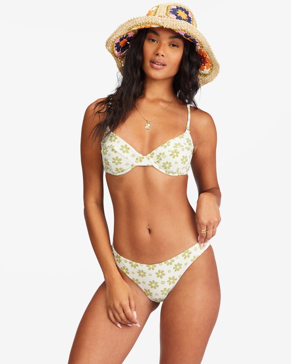 Billabong Daisy Chain Morgan Underwire Bikiny Top Salt Crystal | ANJOMV-384