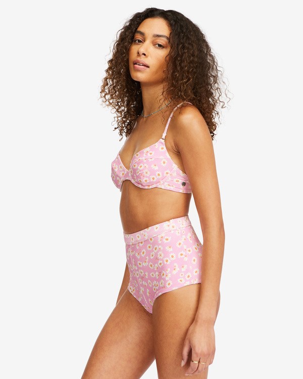 Billabong Daisy Craze Morgan Underwire Bikiny Top Růžové | PQGCOW-359