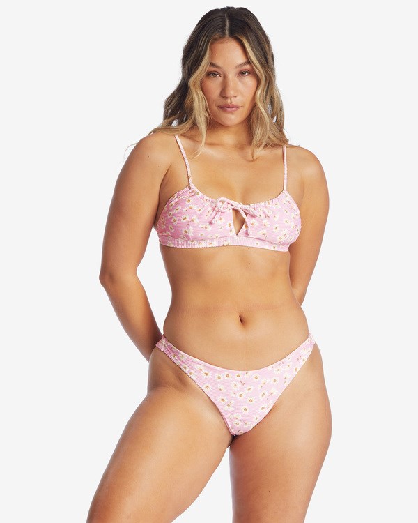 Billabong Daisy Craze Tanga Low-Rise Bikiny Bottoms Růžové | EARWIN-826