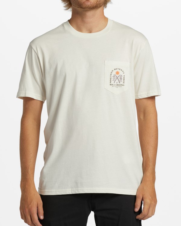 Billabong Daylight Pocket T-Shirt Bílé | INCTQV-614
