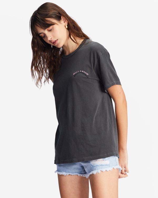 Billabong Daytripper Grafická Boyfriend T-Shirt Černé | HMCTEV-140