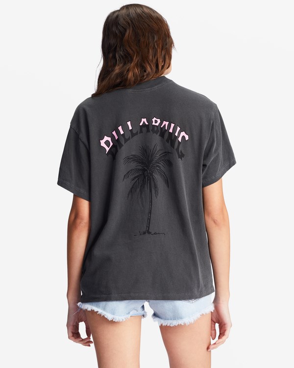 Billabong Daytripper Grafická Boyfriend T-Shirt Černé | HMCTEV-140