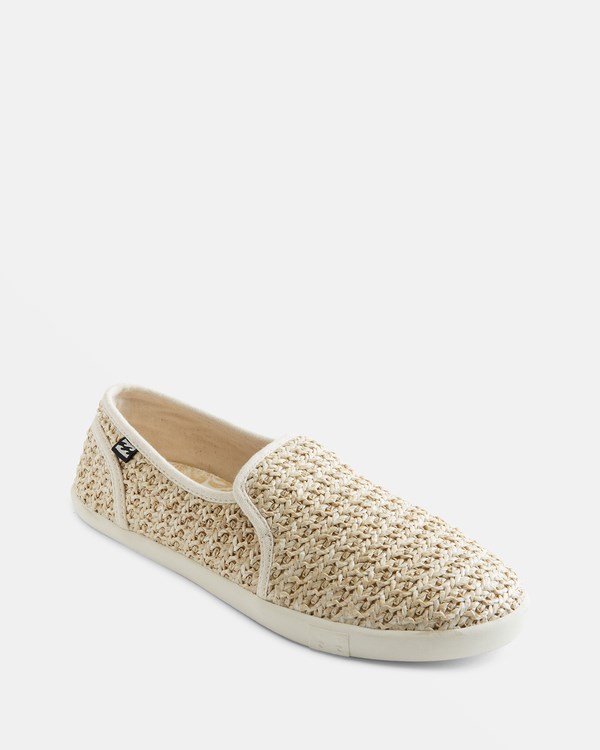 Billabong Del Sol Slip-On Shoes Oatmeal | LRXFTK-516