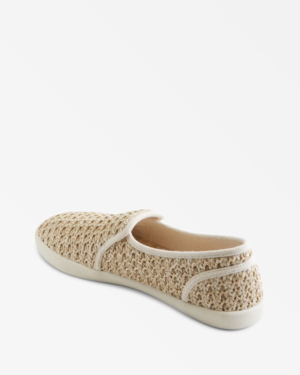 Billabong Del Sol Slip-On Shoes Oatmeal | LRXFTK-516