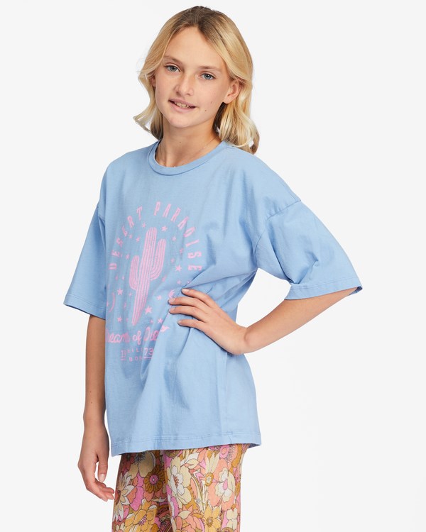 Billabong Desert Paradise Grafická Boyfriend T-Shirt Světle Indigo | CIRBUE-714