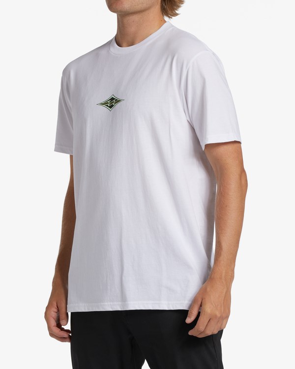 Billabong Diamond Wave Krátké Sleeve T-Shirt Bílé | PNSVRI-648