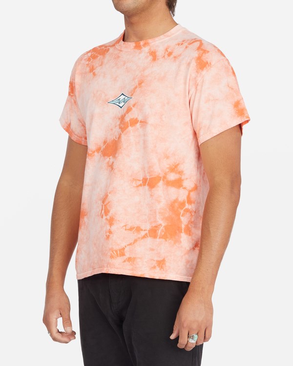 Billabong Diamond Wave Tie-Dye Krátké Sleeve T-Shirt Melon | HTZREF-642