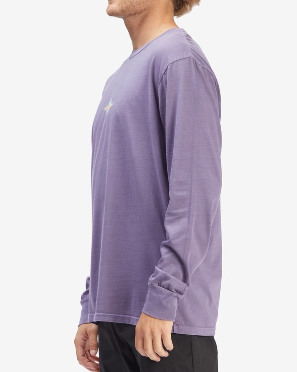 Billabong Diamond Wave Washed Long Sleeve T-Shirt Fialové | VLZWOY-431