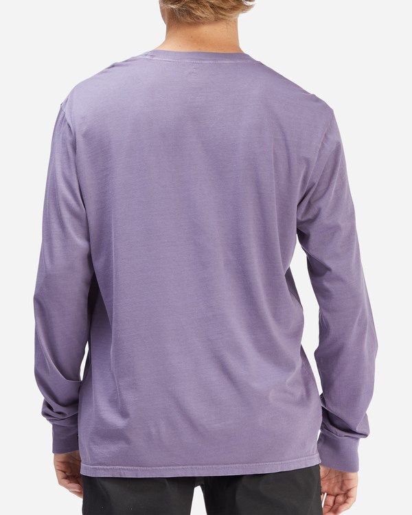Billabong Diamond Wave Washed Long Sleeve T-Shirt Fialové | VLZWOY-431