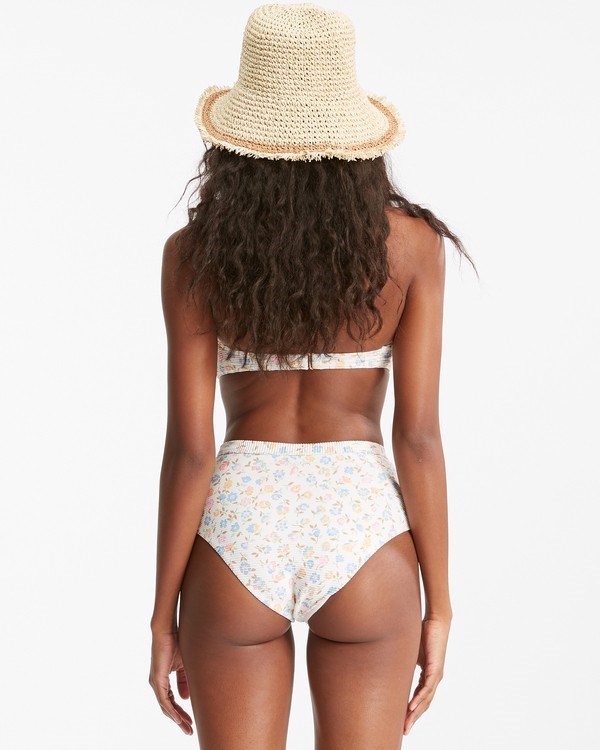 Billabong Ditsy Dreamin Knotted Bandeau Bikiny Top Multi | ISAQPY-965
