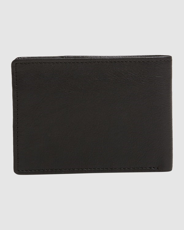 Billabong Downtown Slim-Line Bi-Fold Wallet Černé | JSUFWA-904