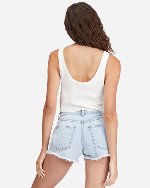 Billabong Drift Away Frayed Denim Shorts Washed Denim 1 | BPIHKA-967